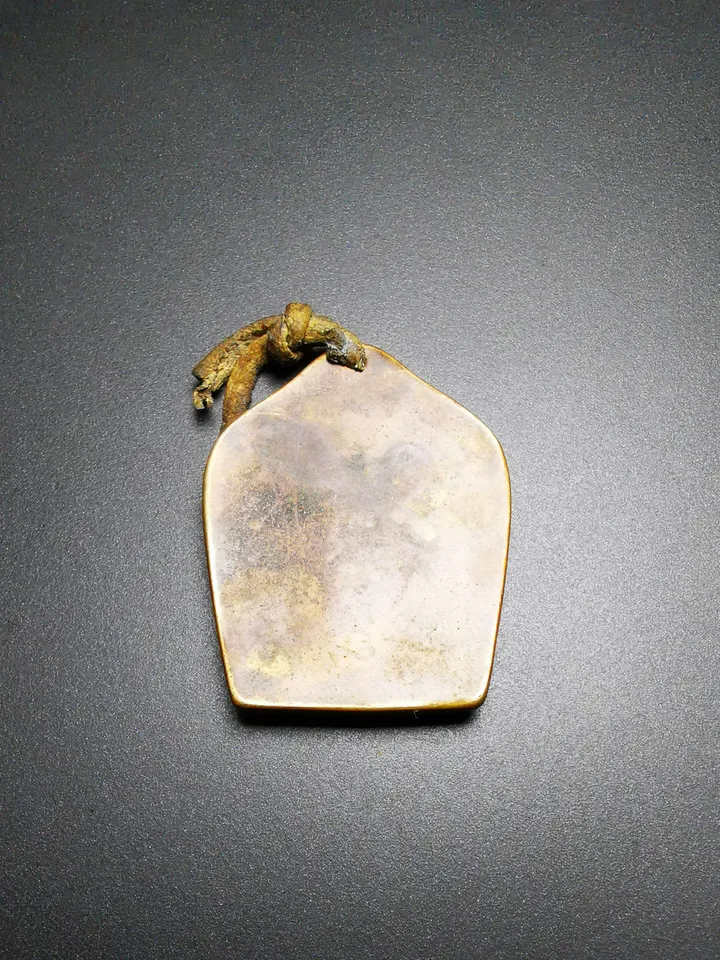 Gandhanra Antique Tibetan Buddhist Protective Pendant,Je Tsongkhapa Amulet,Losang Drakpa,Je Rinpoche,Made of Brass