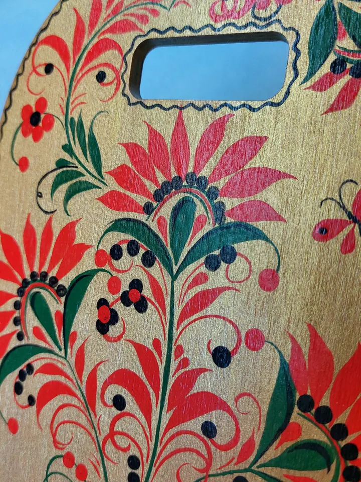 Khokhloma painting