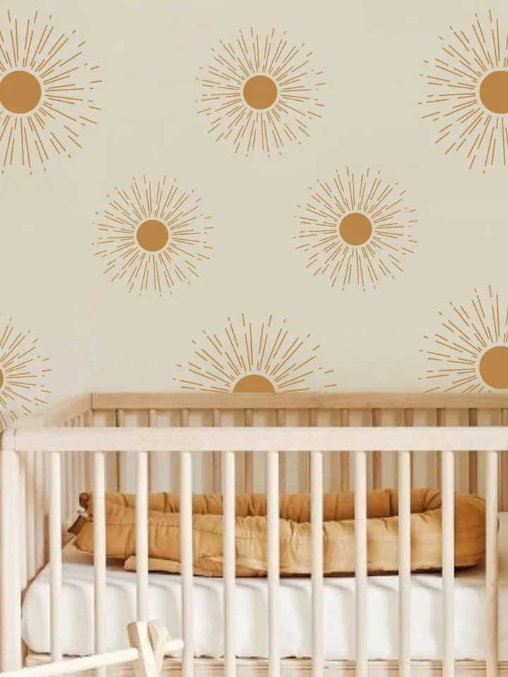 Starburst Boho Wall Decal Decor z3339