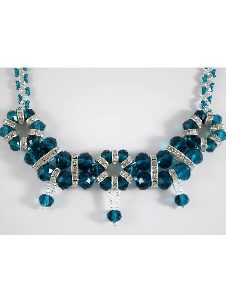 Tutorial "Smile" Necklace, beaded Necklace, Beading Tutorial, Bead weaving