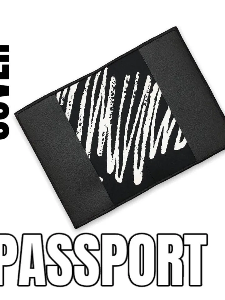 Cat passport cover in the hoop machine embroidery design ITH digital embroidery pattern animal embroidery motif
