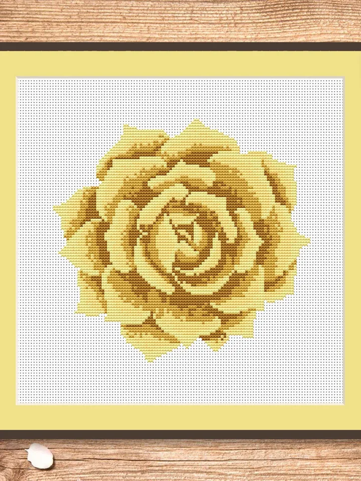 The Succulent Cross Stitch Pattern, Flower Cross Stitch Pattern, Embroidery Succulent, Flowers xStitch, Potted Flowers xStitch #flw014
