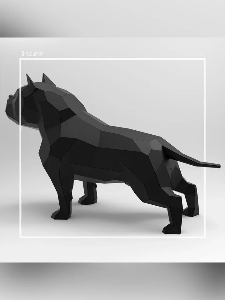 Welding Project Plans Drawings American Bully (v1) (DXF, PDF)