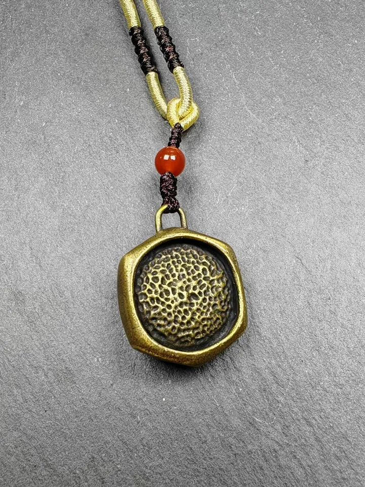 Double Faced Drashi Lhamo Amulet,Gandhanra Vintage Tibetan Buddhist Pendant,Zashi Lhamo,Buddhist Protective Charm,Spiritual Gift