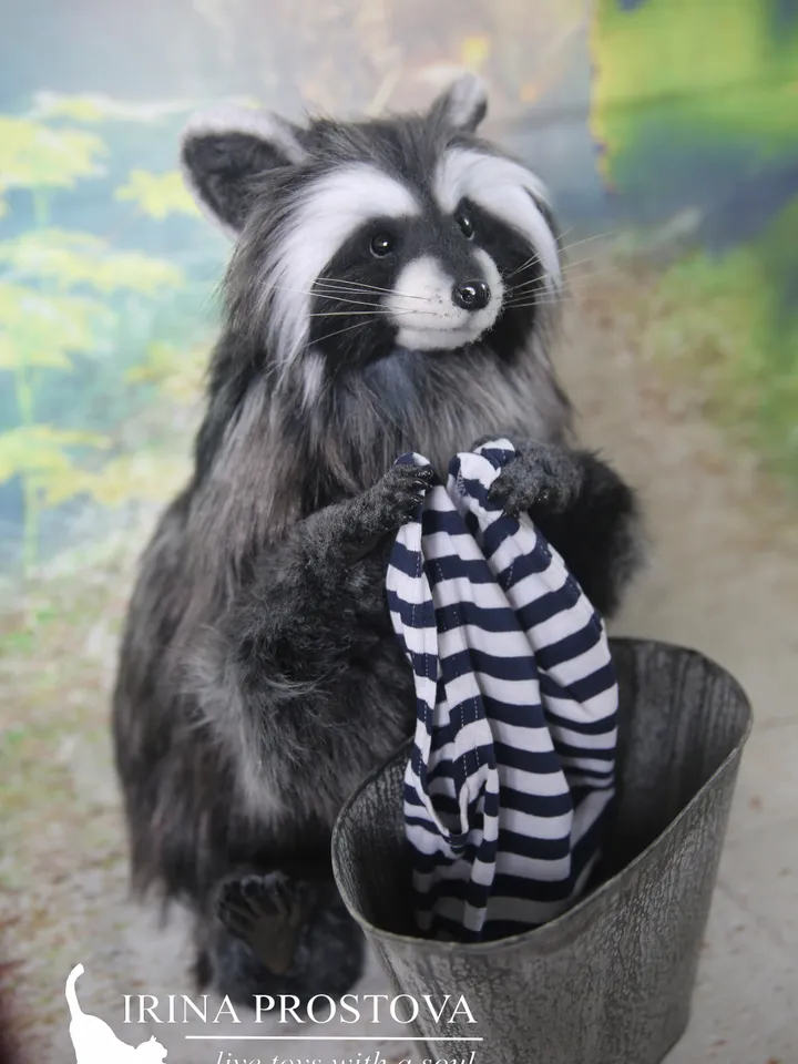 Raccoon, Tiger and fox sewing pattern plush toy | instruction how to sew | Stuffed Animal Sewing Tutorial