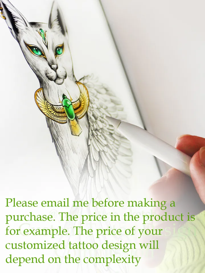 Custom Tattoo Design Commission Personalized Custom Tattoo Order