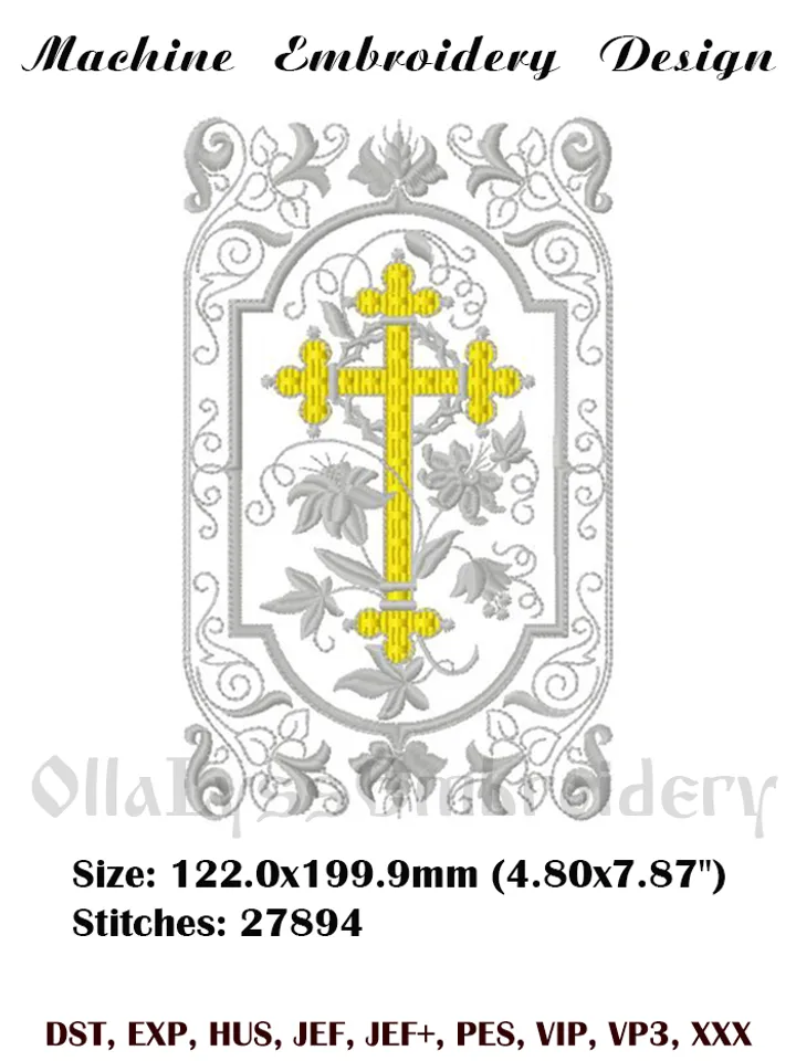 Bible cover 2 embroidery design