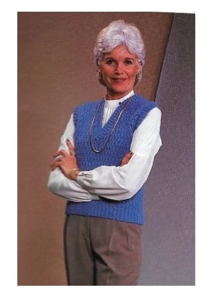 Waistcoat crochet pattern, women vest crochet pattern, easy vest crochet pdf