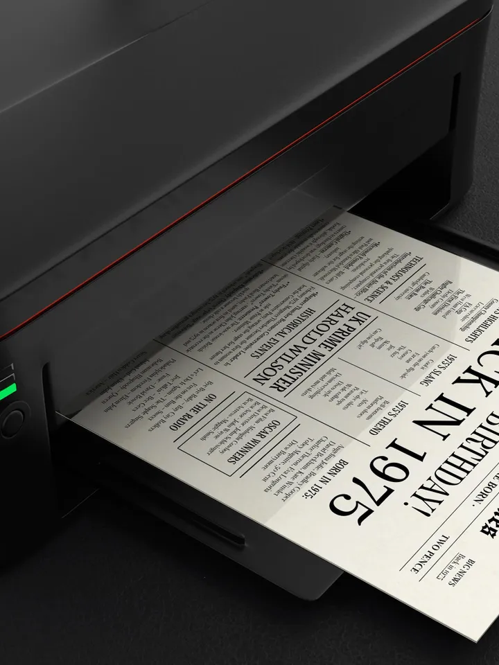 50th Birthday Newspaper Poster Back in 1975 Printable Sign 1975 Birthday Fun Facts 50 Years Ago UK Digital Download