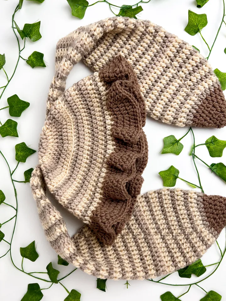 Crochet Cute Bunny Bucket Hat