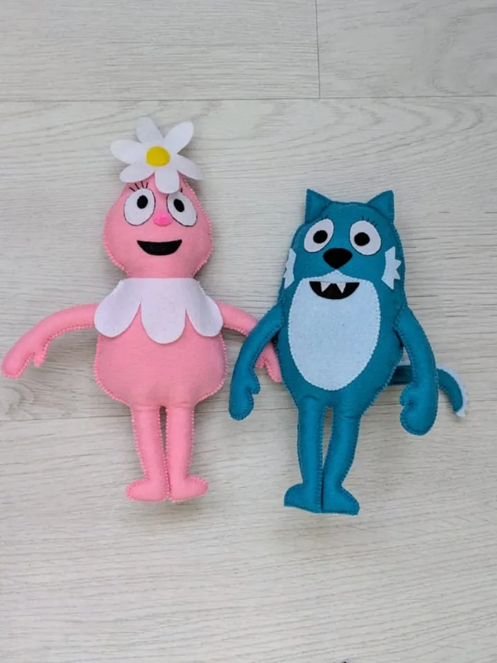 Yo Gabba Gabba! Felt toy Foofa, Toodee, Muno, Brobee, Plex