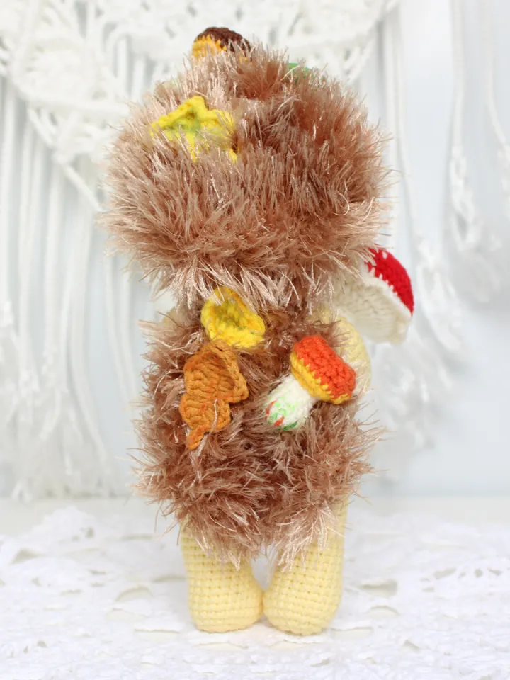 Crochet hedgehog pattern in English Amigurumi plush toy crochet tutorial