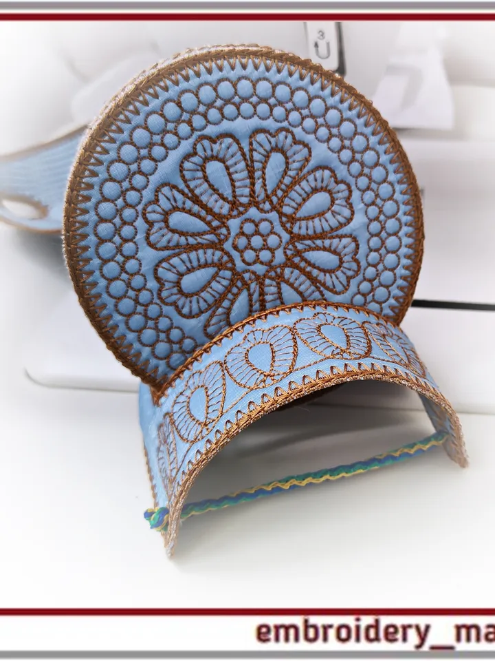 In the hoop design stand holders and mug mat quilting by Embroidery Manavi 05