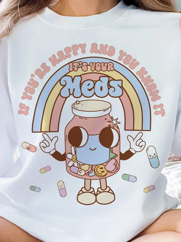 Mental Health PNG | Digital Design | Happy Png | Sublimation | Cute png | retro png | Shirt Designs |Sublimation PNG | Graphic |