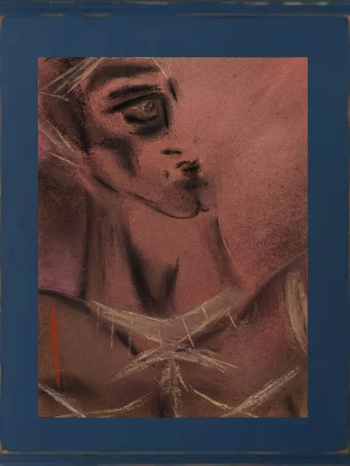 Ancient dancer digital file for art print from my original drawing