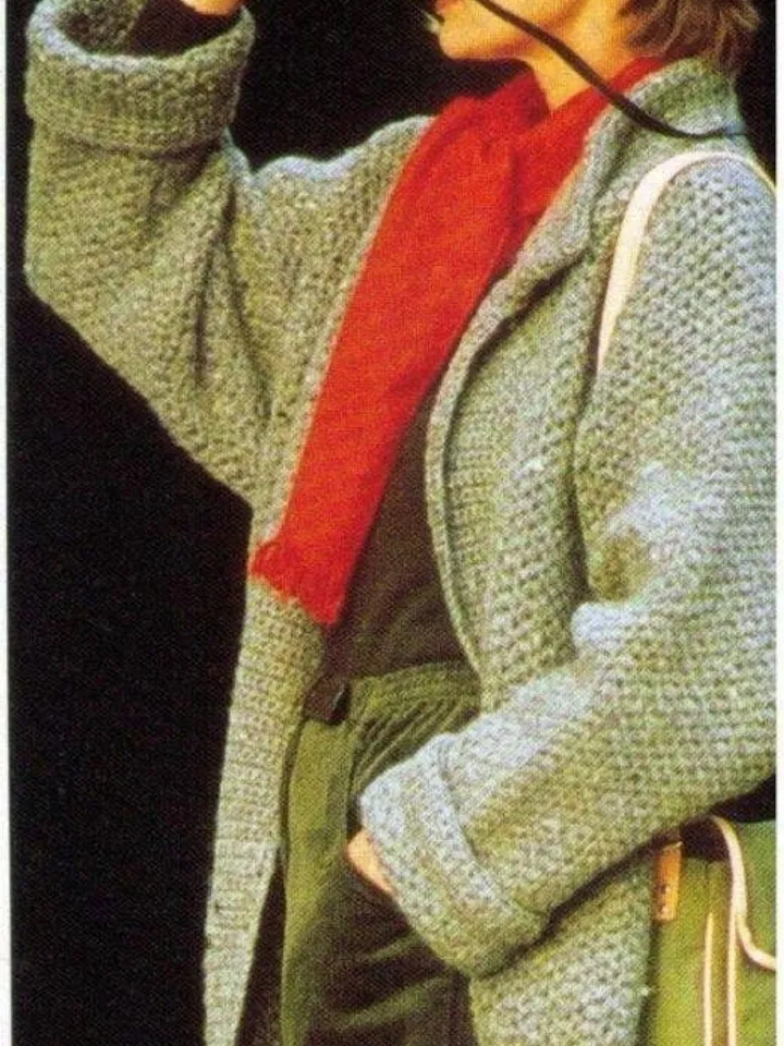 Coat crochet, women Coat crochet pattern, easy simple Coat, cardigan long women pattern pdf instant download