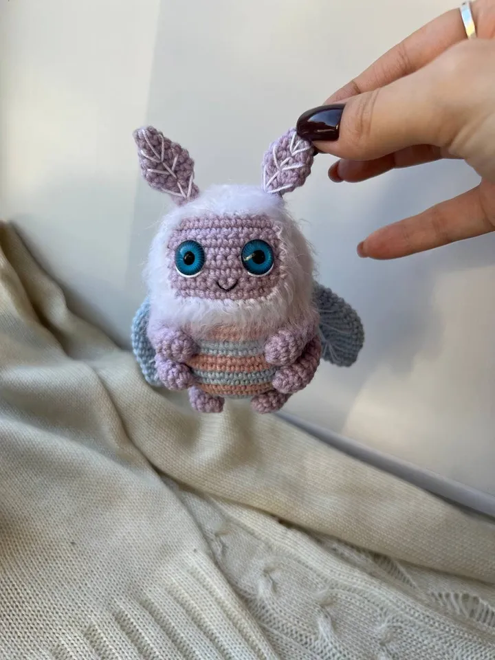 PDF Crochet Pattern Butterfly, Amigurumi Moth, Amigurumi Butterfly, Butterfly doll, Cute monster Moth, amigurumi animal