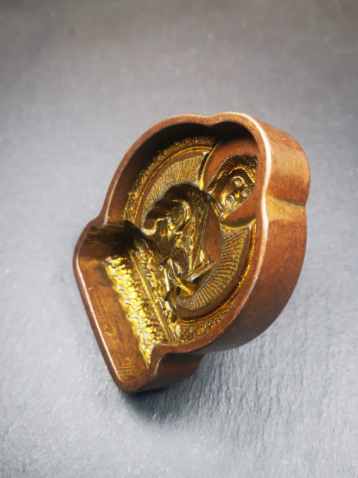 Gandhanra Tibetan Buddha Statue Tsa Tsa Mold,Amitayus,Amida,Amitabha,Copper Mould For Making Clay Buddha Statue,Tsha Tsha