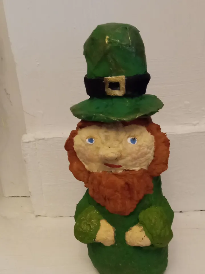 Figurine Leprechaun/Patrick Day home decor/family souvenir/Saint Patrick/St Patrick Day/St.Patrick's gifts/doll redbeard