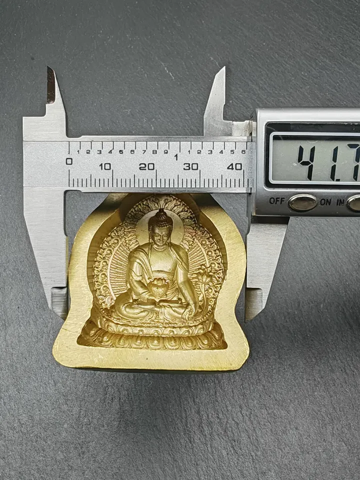 Medicine Buddha Tsa Tsa Mold,4.5cm Height Bhaisajyaguru ,Gandhanra Unique Tibetan Buddha Statue Mould For Making Clay Statue,Tsha Tsha