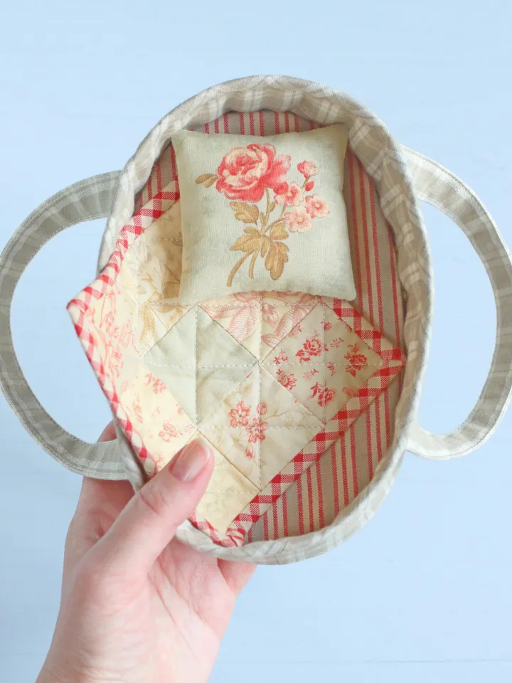 2 PDF Mini Bunny with Clothes and Basket Sewing Patterns Bundle