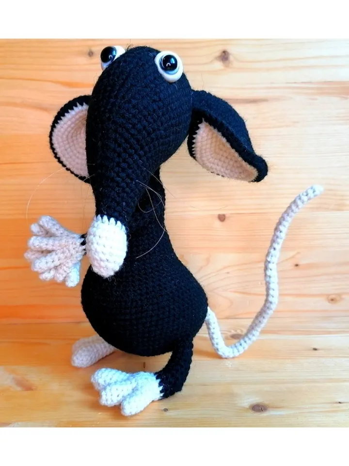 Crochet pattern 2 in 1: Cat and Rat - digital patterns PDF format