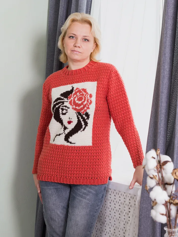 Women's Sweater The Picture Crochet Pattern