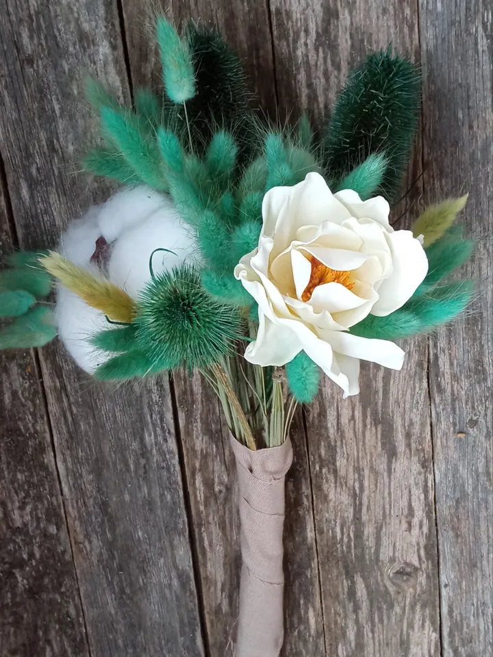 natural bouquet of dried flowers for home decoration, winter bouquet/gift for her/birthday gift/Christmas floral arrangements