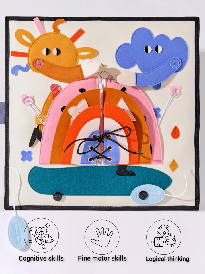 quiet book mini, montessori busy book, travel toys for toddlers kinderkrama