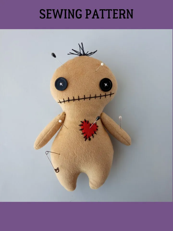 Plush Voodoo Doll Pattern PDF