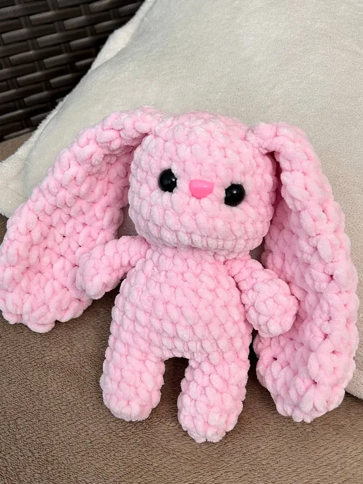 Crochet bunny plushie toy Handmade bunny gift for kids