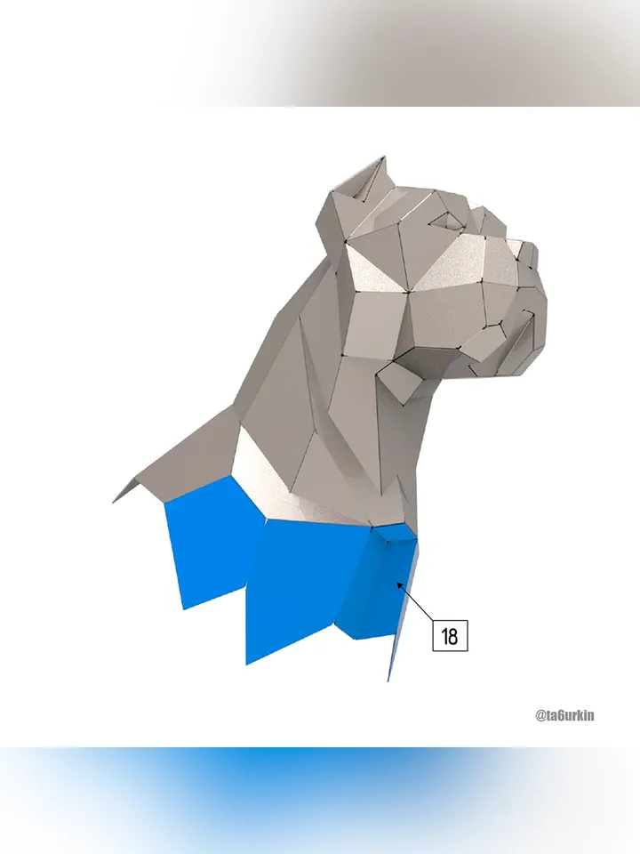 Welding Project Plans Drawings Cane Corso (DXF, PDF)