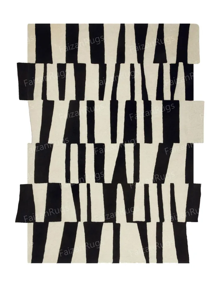 8x10 Irregular shape Hand tufted rug 100% wool for living room, bed room, kids room in any size 10x14,10x12,9x12,8x10,6x9,5x8,4x6