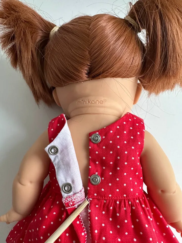 Tiny Charmer dress pattern for Minikane dolls