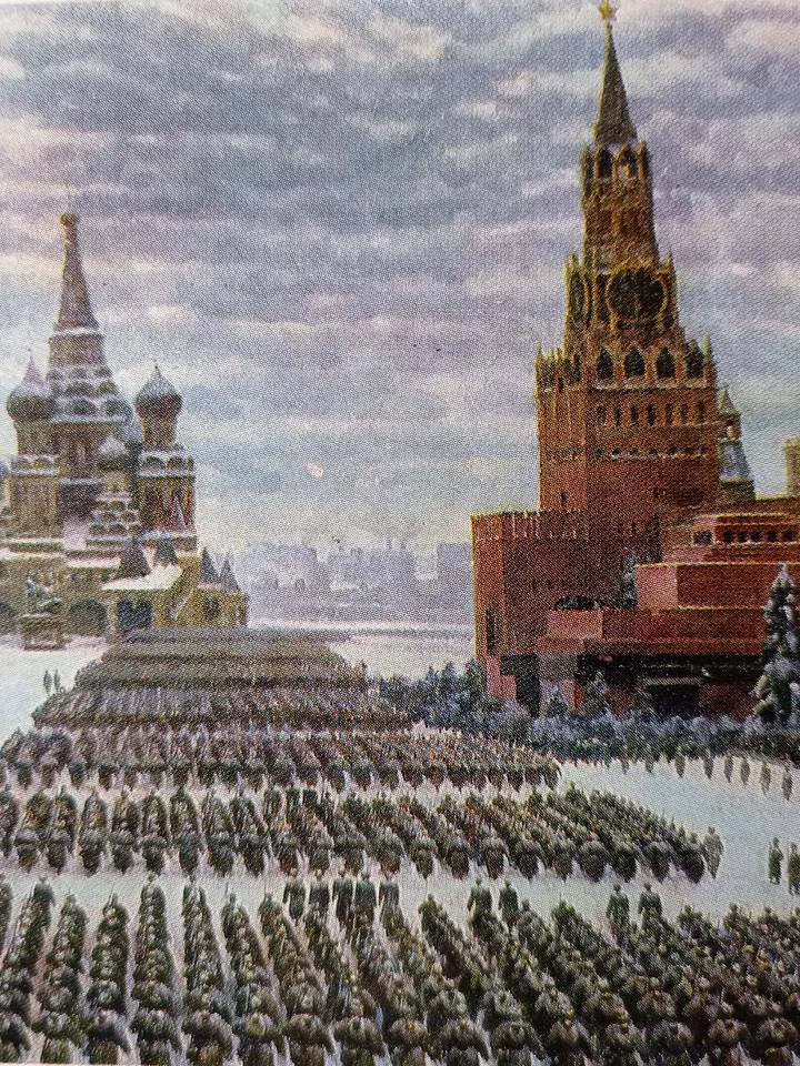 Mix of Soviet postcards