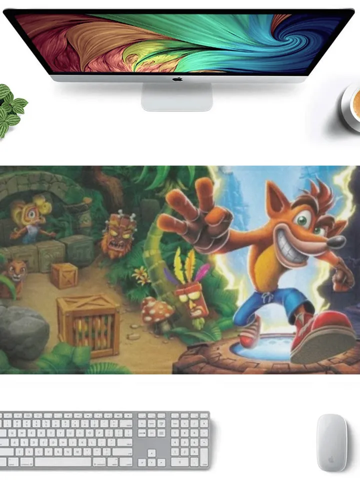 Crash Bandicoot Gaming Mousepad