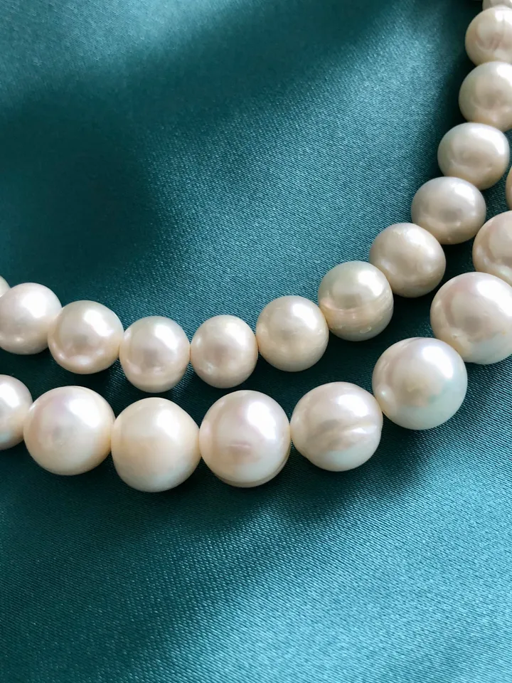 Double Row Natural Pearl Bracelet