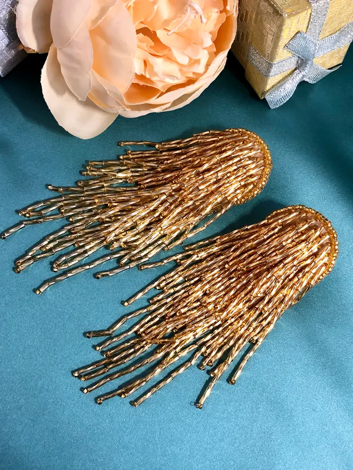 Waterfall Beaded Earrings