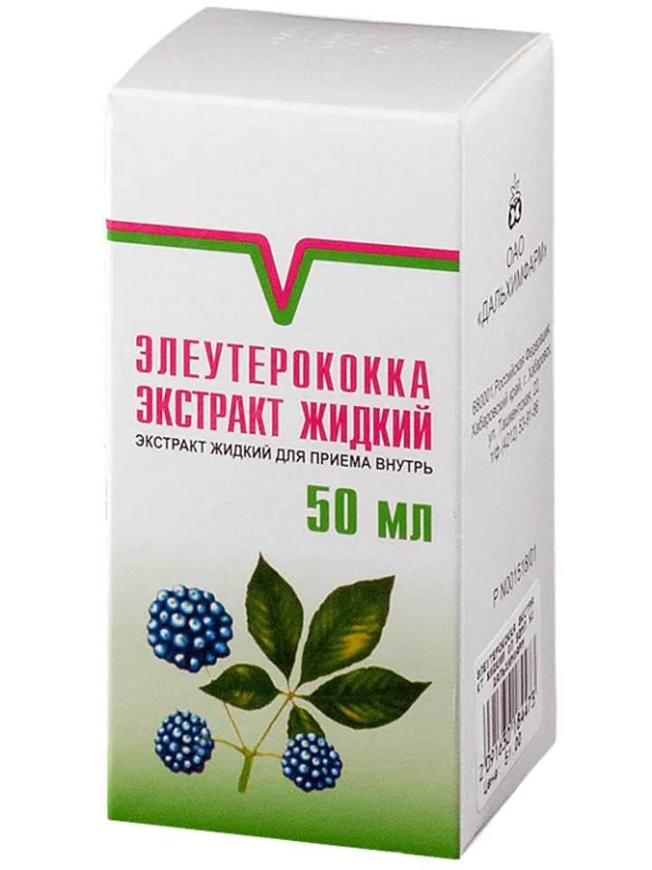 Eleutherococcus extract liquid in a container 50 ml Dalchimpharm