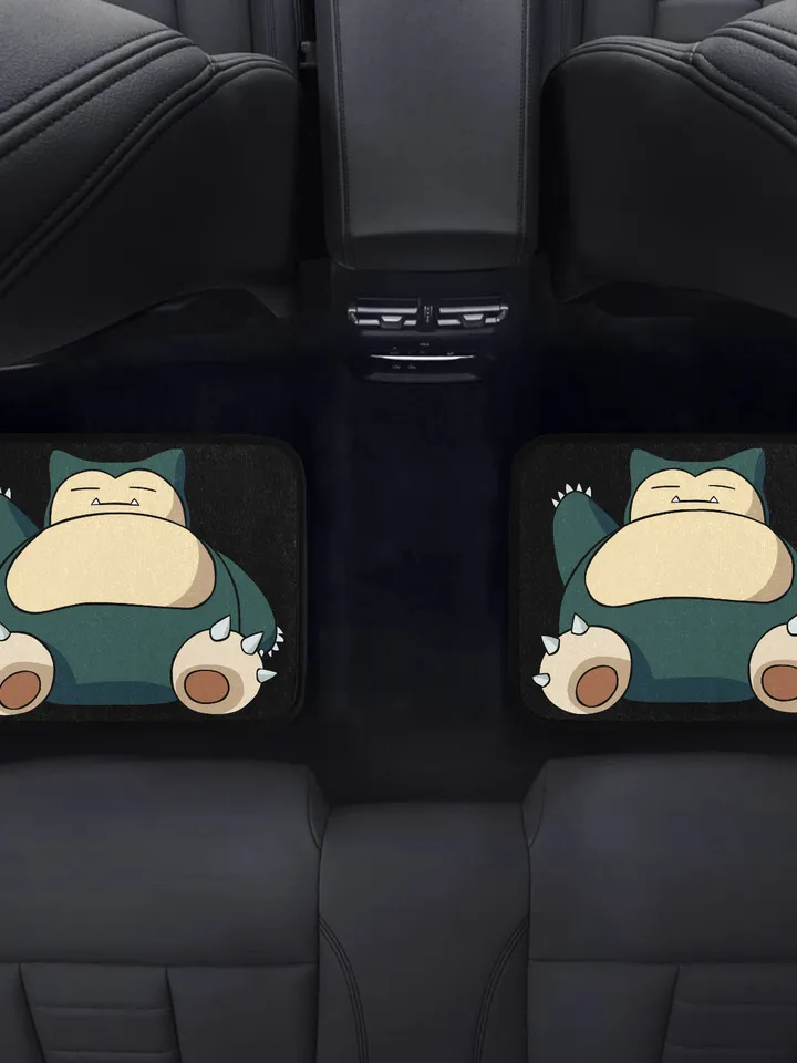 Snorlax Back Car Floor Mats Set of 2