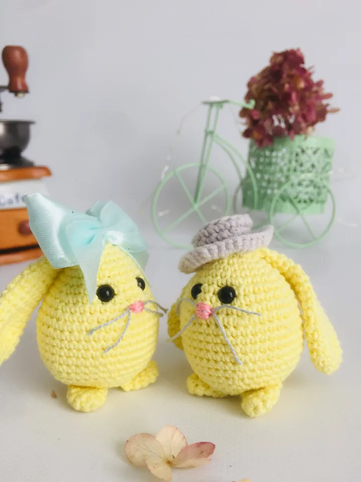 Crochet Pattern Easter Egg Bunny