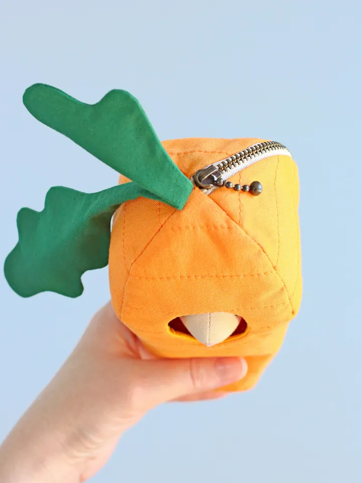 2 PDF Mini Bunny in Sundress and Carrot Pouch Sewing Patterns Bundle