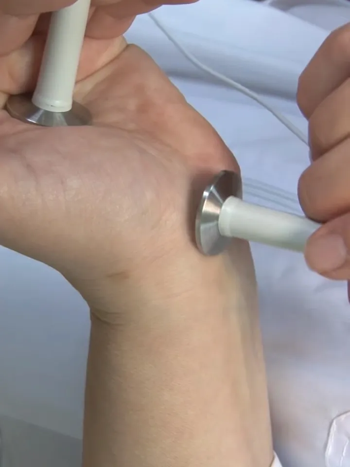 FACIAL DUAL COSMETOLOGY ELECTRODE with connection for Any Model device of DENAS & of Scenar