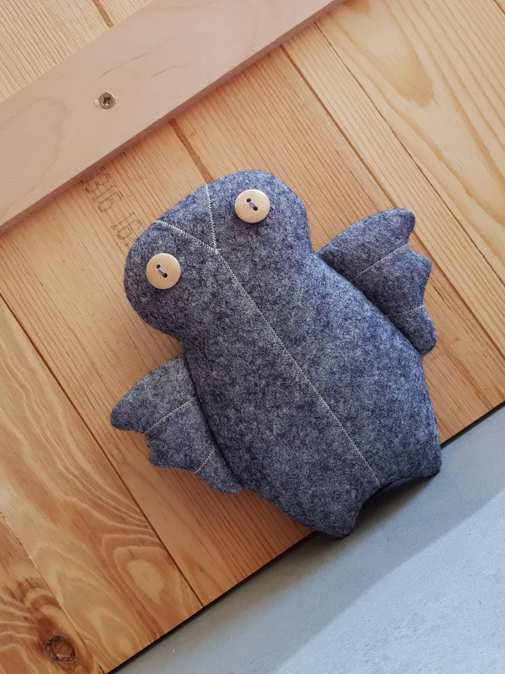Owl sewing pattern PDF, digital tutorial in English, felt animal sewing diy, felt doll pattern