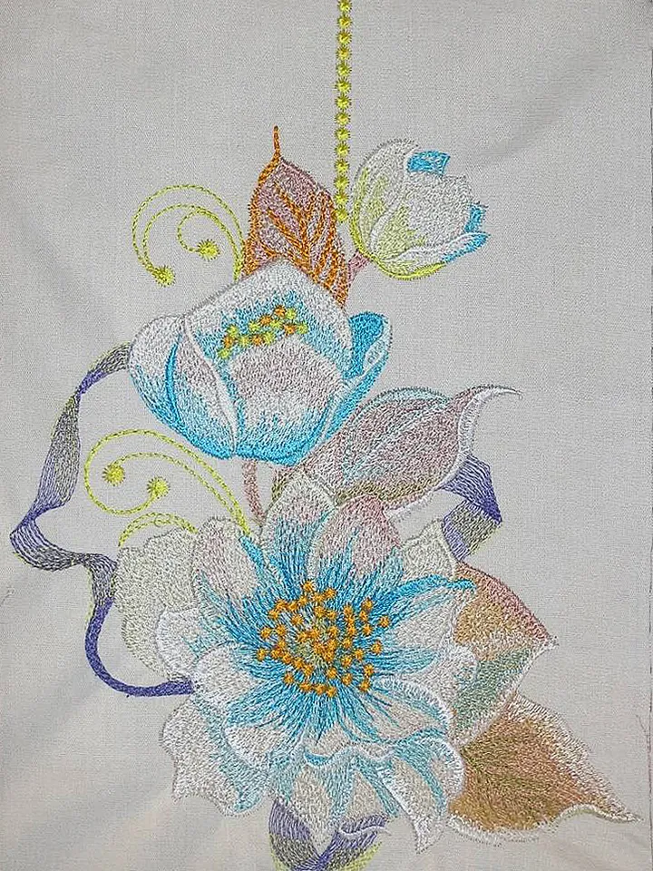 Nenufara 8x11  Embroidery Design
