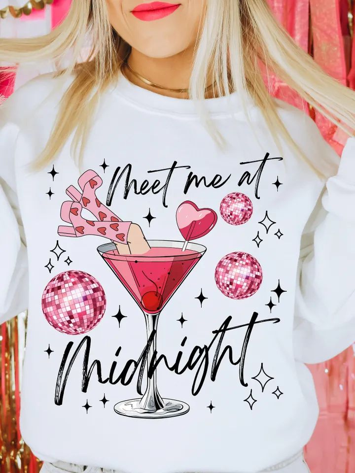 Meet Me At Midnight PNG-New Year png,Disco ball png,Y2K png, 2024 png,Trendy png,Retro png,New Year Sublimation Design,Trendy Vday