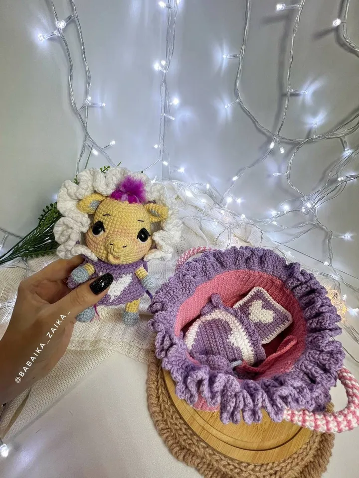 PDF Crochet Pattern My Little Baby Pony, Amigurumi pony pattern, Crochet pony, Cute pony, Animal pattern, Amigurumi animal, Crochet animal