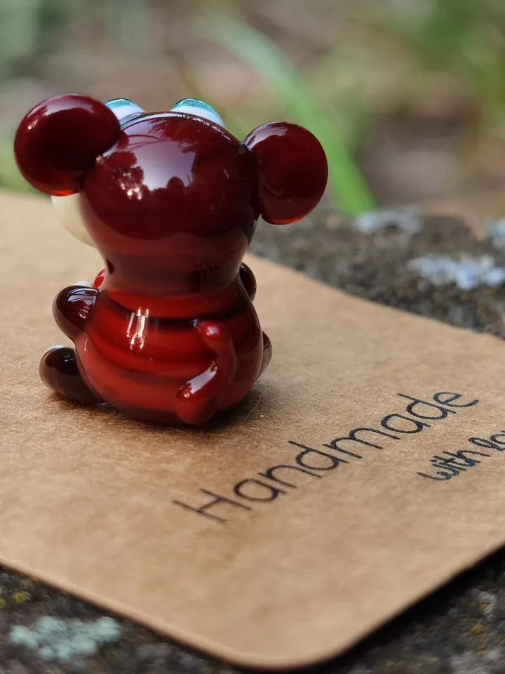 Monkey figurine Monkey miniature Monkey Tiny Monkey glass Monkey Tiny figurine Miniature animal