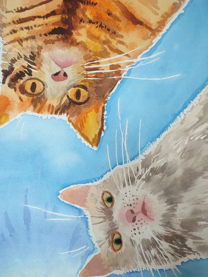 Painting watercolor/ "Admin, get up!