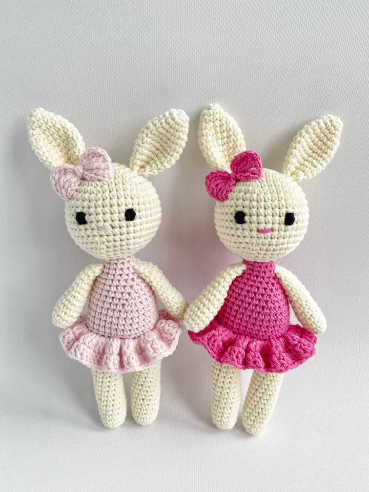 Crochet bunny pattern, Amigurumi bunny pattern